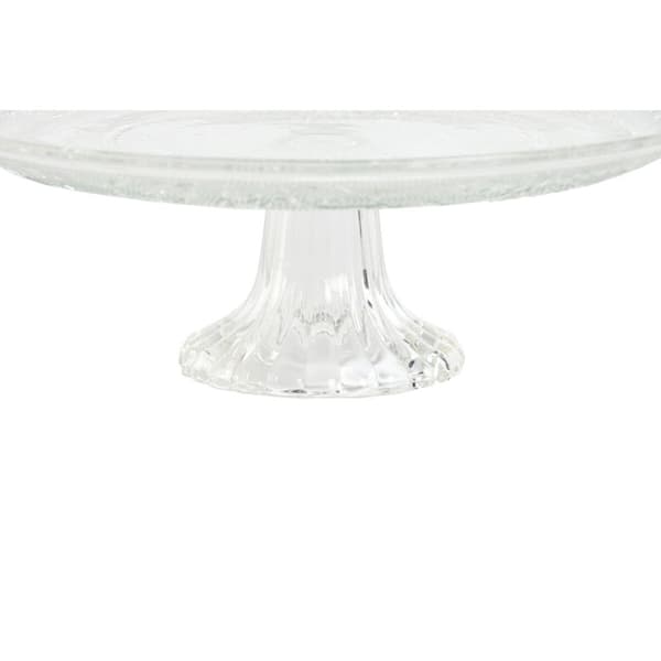Snack bakke Home ESPRIT Gennemsigtig Krystal 23 x 23 x 8 cm