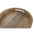 Miniatyrbillede 2 af 3: Snack bakke Home ESPRIT Natur Kolonistil 30 x 30 x 5 cm