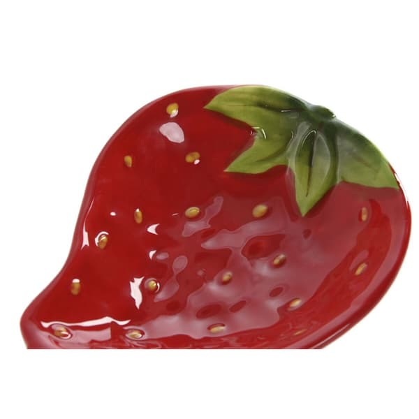 Snack bakke Home ESPRIT Rød Moderne 26 x 12,5 x 3,5 cm
