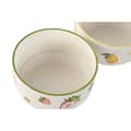 Miniatyrbillede 3 af 3: Skål Home ESPRIT Gul Rød Grøn Porcelæn Moderne 600 ml 15,3 X 15,3 X 9 cm (2 enheder)