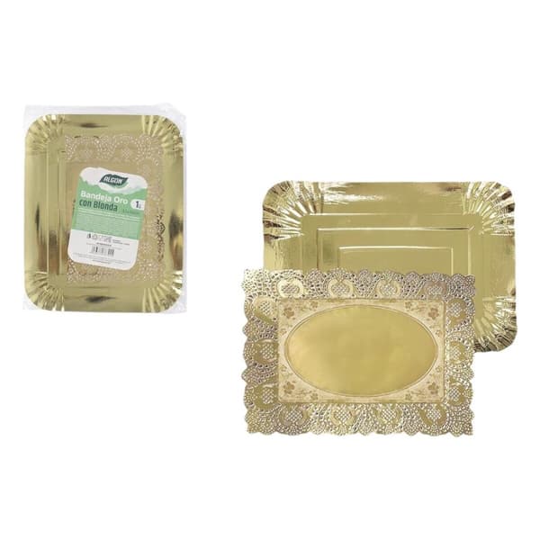 Snack bakke Algon Rektangulær 32 x 39 cm (36 Enheder)