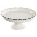 Miniatyrbillede 1 af 3: Flad Plade Home ESPRIT Hvid Brun Porcelæn 26 x 26 x 11 cm