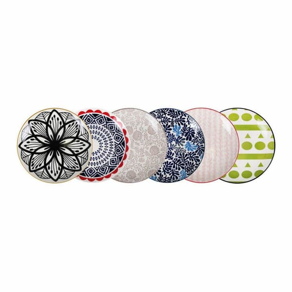 Servingsfat La Mediterránea Hanae Japanska Rund 20 x 20 x 2,5 cm (18 antal)
