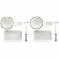 Miniatyrbild 1 av 2: Sushiset DKD Home Decor 33,5 x 34,5 x 9 cm Porslin Vit Marinblå Orientalisk (33,5 x 34,5 x 9 cm)