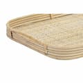 Miniatyrbild 2 av 3: Uppsättning med Brickor DKD Home Decor Brun Rattan (51.5 x 36 x 7.5 cm) (44.5 x 31.5 x 6 cm) (2 pcs)