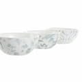 Miniatyrbillede 2 af 3: Sæt til appetizere DKD Home Decor Hvid Marineblå Porcelæn Akacie Plastik Orientalsk 4 Dele 30 x 9,5 x 1,3 cm