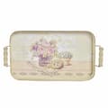 Pikkukuva 3 / 3: Tarjotinsetti DKD Home Decor Pinkki Metalli Alumiini 8 cm 40 x 21 x 8 cm (3 osaa)