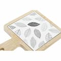 Pikkukuva 3 / 3: Välipalatarjotin DKD Home Decor Valkoinen/Musta Bambu Kivitavara Levyt Cottage 18 x 12 x 1 cm