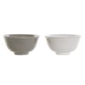 Pikkukuva 3 / 3: Kulho DKD Home Decor Valkoinen Harmaa Posliini Vintage 12,5 x 12,5 x 6,5 cm 2 Kappaletta