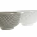 Pikkukuva 1 / 3: Kulho DKD Home Decor Valkoinen Harmaa Posliini Vintage 12,5 x 12,5 x 6,5 cm 2 Kappaletta