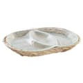 Pikkukuva 1 / 3: Välipalatarjotin DKD Home Decor 38 x 25 x 4 cm Kristalli Luonnollinen Läpinäkyvä