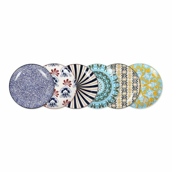 Servingsfat La Mediterránea Kyomi Rund 20 x 20 x 2,5 cm (18 antal)