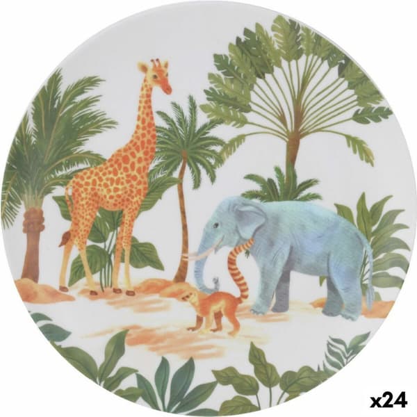 Litteä Lautanen La Mediterránea Sauvage Melamiini (24 osaa)