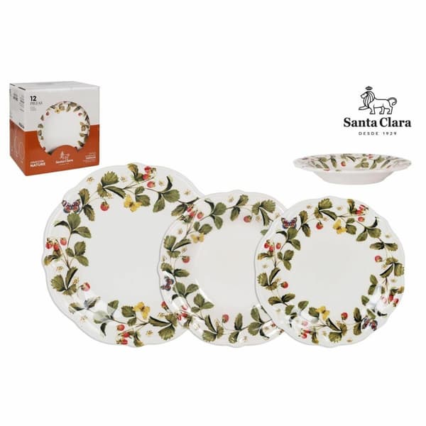 Ruokailuvälineet Santa Clara Aranjuez 12 Kappaletta (2 osaa)