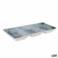 Miniatyrbillede 1 af 2: Snack bakke La Mediterránea Dalian 3 Rum 25 x 11 x 3 cm (24 enheder)