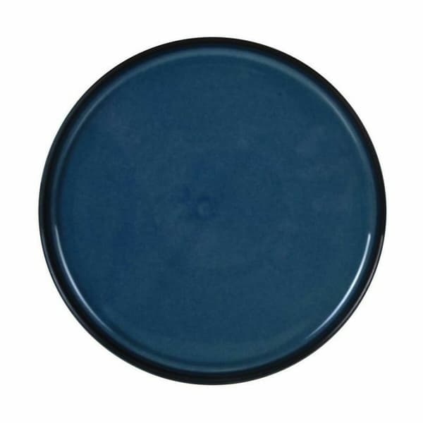 Snack bakke La Mediterránea Chester Blå Cirkulær 26,8 x 2,6 cm (8 enheder)