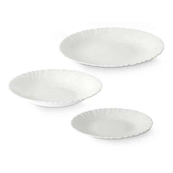Servissats Vivalto F-LXP95-75-F-LSP85 Vit Opalinglas (2 antal)