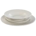 Miniatyrbillede 1 af 4: Spisestel Home ESPRIT Hvid Porcelæn Striber 27 x 27 x 2 cm 18 Dele