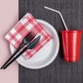 Miniatyrbillede 8 af 9: Sæt af genanvendelige tallekener Maxi Products Hvid Plastik 100 Dele