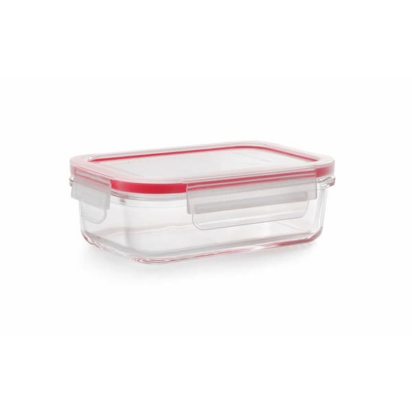 Mad Bevarelse Container Ibili 754709 Borosilikatglas 900 ml 13,5 x 18,2 x 6,3 cm