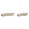 Miniatyrbillede 1 af 3: Snack bakke Home ESPRIT Hvid Natur 44 x 18 x 7 cm