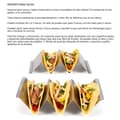 Miniatyrbillede 11 af 11: Taco holder My Bar 22 x 10 x 5 cm 0,6 mm (24 enheder)