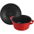 Miniatyrbild 9 av 11: Ugnsplåt Zwilling La Cocotte Röd Gjutjärn Ø 24 cm (3 antal)