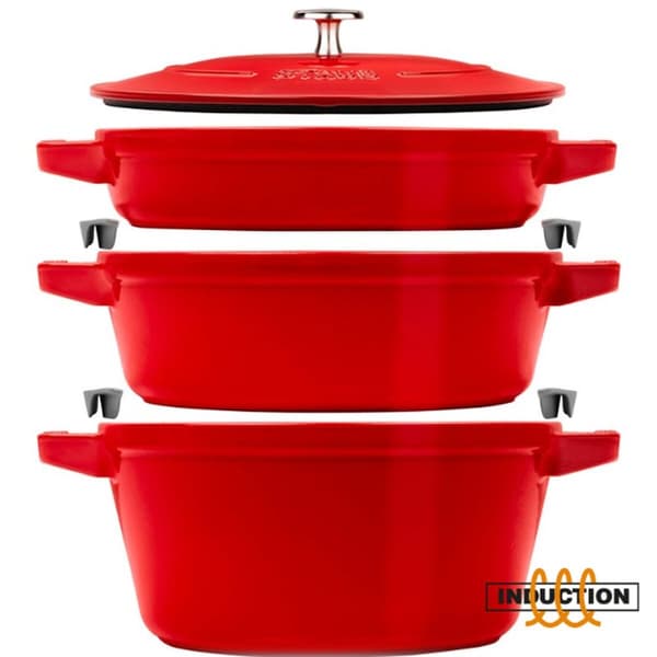 Ugnsplåt Zwilling La Cocotte Röd Gjutjärn Ø 24 cm (3 antal)