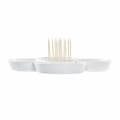 Miniatyrbillede 3 af 3: Snack bakke DKD Home Decor Multifarvet Natur Bambus Stentøj Tropisk 22 x 22 x 7 cm