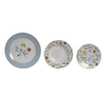 Miniatyrbillede 1 af 4: Spisestel DKD Home Decor Blå Hvid Porcelæn Floral 27 x 27 x 3 cm 18 Dele