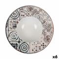 Miniatyrbillede 1 af 2: Dyb tallerken La Mediterránea Grecia Porcelæn Ø 28 cm (6 enheder)