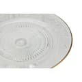 Miniatyrbillede 2 af 4: Flad Plade Home ESPRIT Gennemsigtig Gylden Krystal 23 x 23 x 8 cm