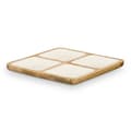 Miniatyrbillede 2 af 5: Bakke med Rum MALI-991 W Hvid 29,5 x 3 x 29,5 cm (6 enheder)