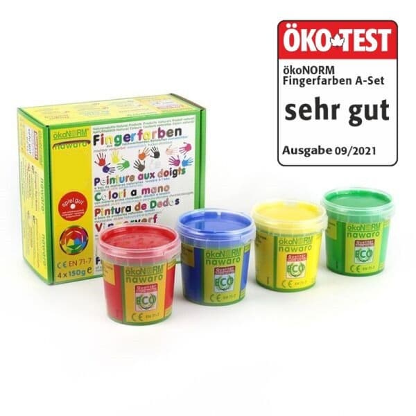 Ekologisk fingerfärg Öko-testad - Ökonorm