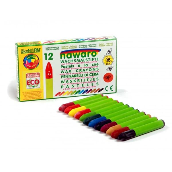 Ekologiska vaxkritor 12-pack från Ökonorm