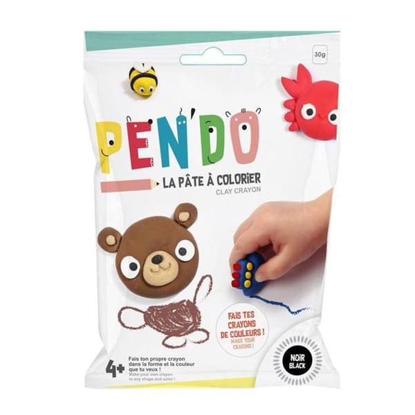Pasta Pen'do svart 30 g - Tillverka dina färgkritor