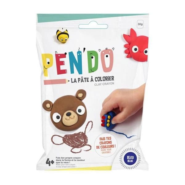 Pasta Pen'do blå 30 g - Tillverka sina färgpennor