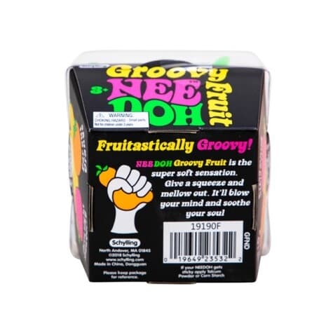 NeeDoh Fidget Fruit Ball, Groovy Fruit