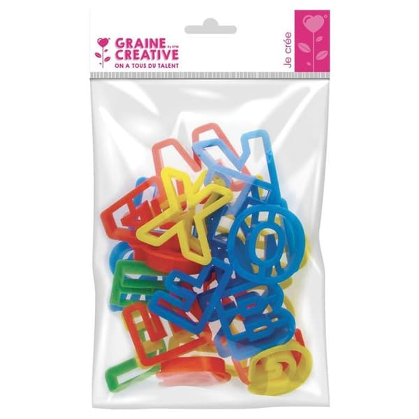 Pepparformar för modellera Alfabet 26 stycken