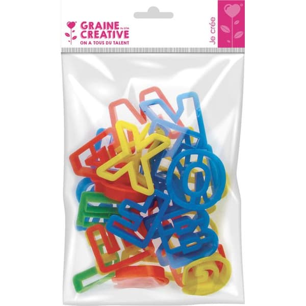 Pepparformar för modellera Alfabet 26 stycken