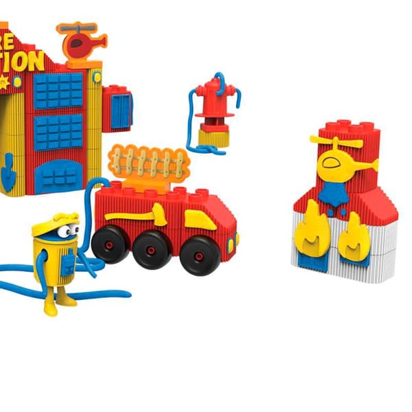 Play-Doh Fire Station Block set