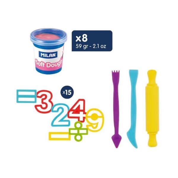 Matematik modelleringslera kit 8 krukor med tillbehör