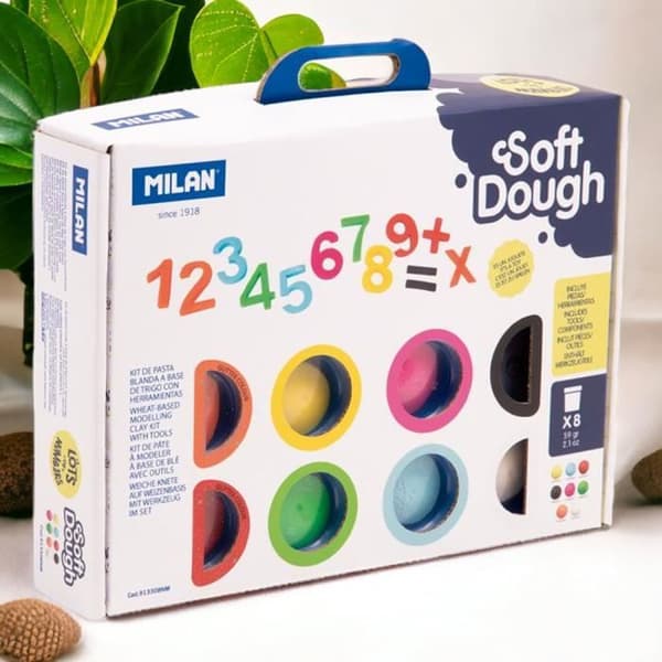 Matematik modelleringslera kit 8 krukor med tillbehör