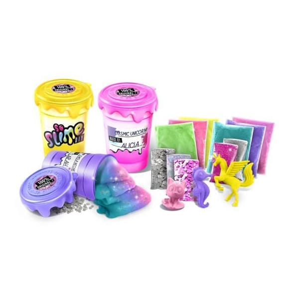 Kreativa hobbies - CANAL TOYS - Slime Vanity - Glitter &amp; Confetti - Surprise Figure - 6 år och äldre