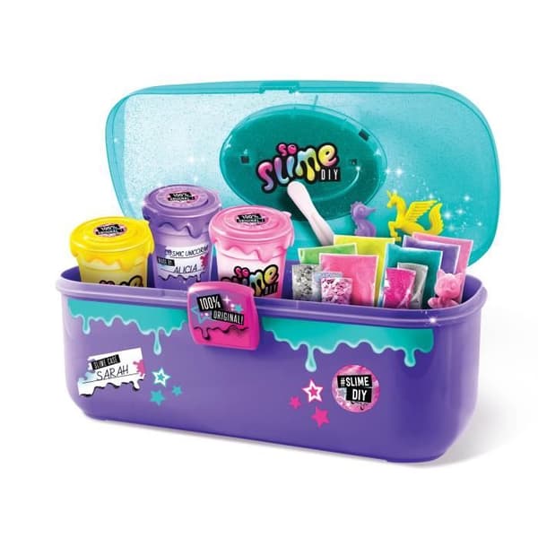 Kreativa hobbies - CANAL TOYS - Slime Vanity - Glitter &amp; Confetti - Surprise Figure - 6 år och äldre