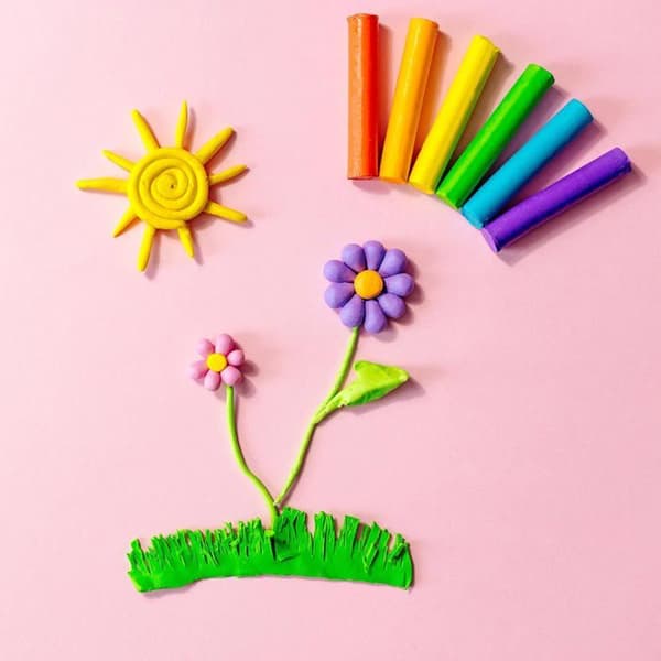 Creative Deco Modeling Dough Set för barn | 24 färger | Giftfri och glutenfri modelleringsdeg | Kreativ fritid