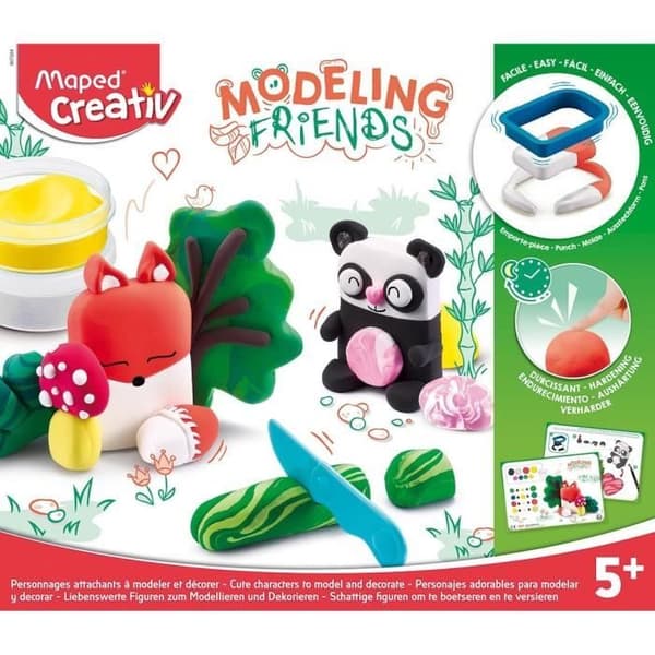 Modeling Friends "Cute" modelleringsset - MAPED - Gul, Flerfärgad - För barn från 5 år