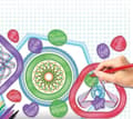 Miniatyrbild 6 av 6: Feststad för Spirograph Fun Shapes | barnteckning | barn skapande | ritsats för barn |