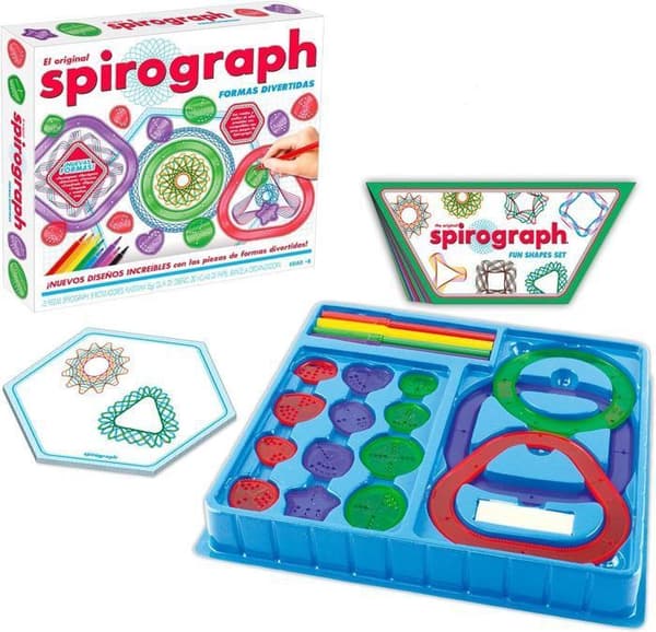 Feststad för Spirograph Fun Shapes | barnteckning | barn skapande | ritsats för barn |