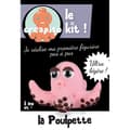 Miniatyrbild 1 av 2: Kit med barnmodellera Creapito Poulpette